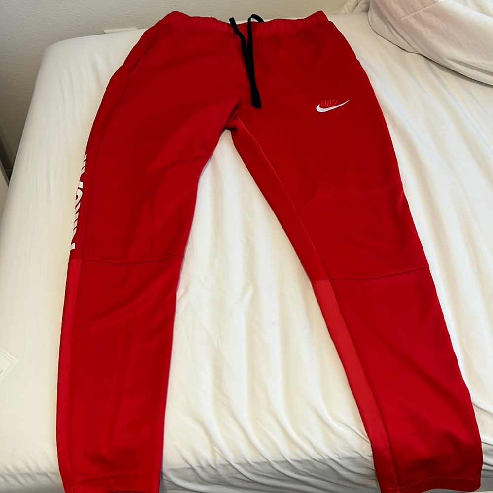 Nike Mens Red Track Pants